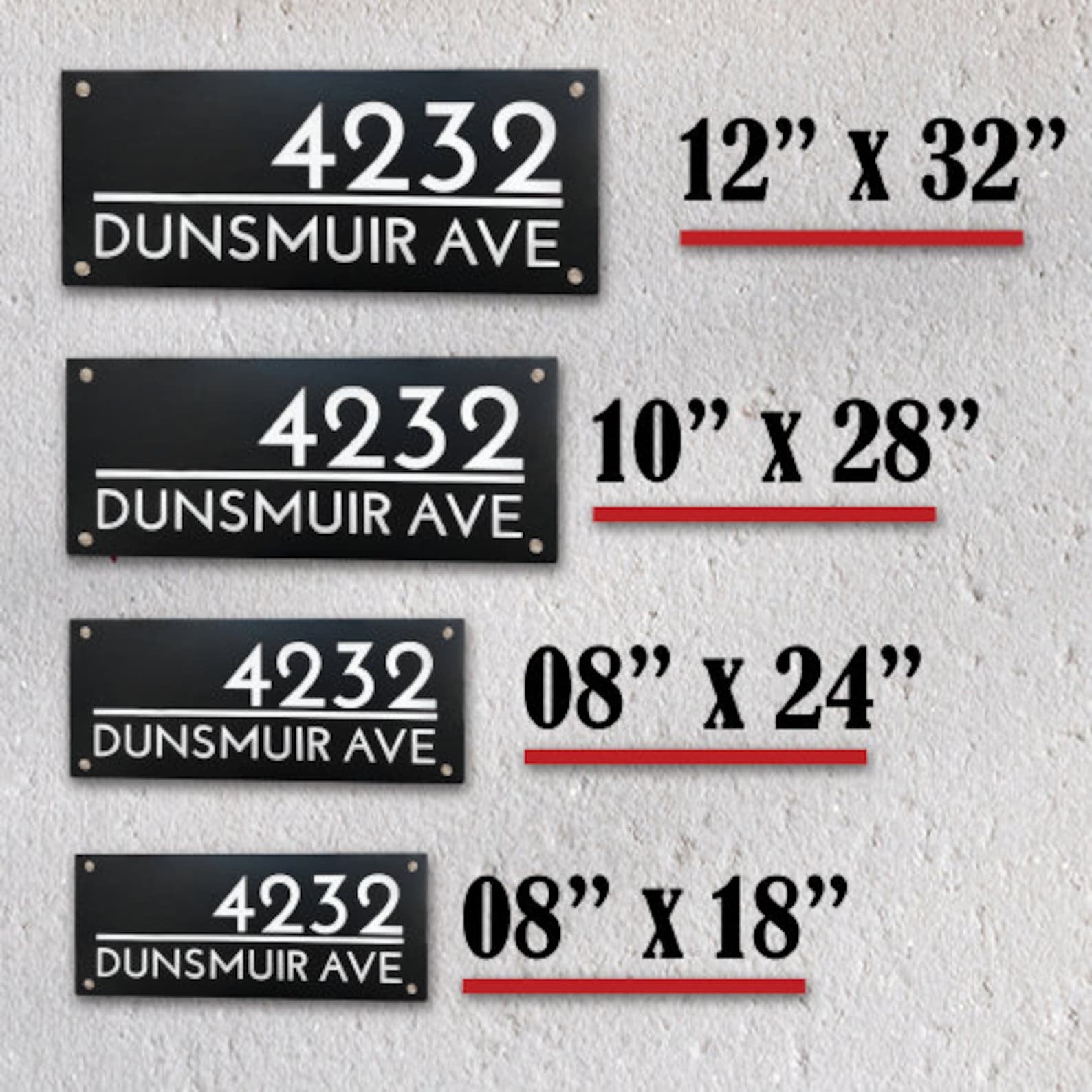 Custom Arrow Address Yard Sign with Stakes | Personalized House Numbers Lawn Decor | Directional Plaque