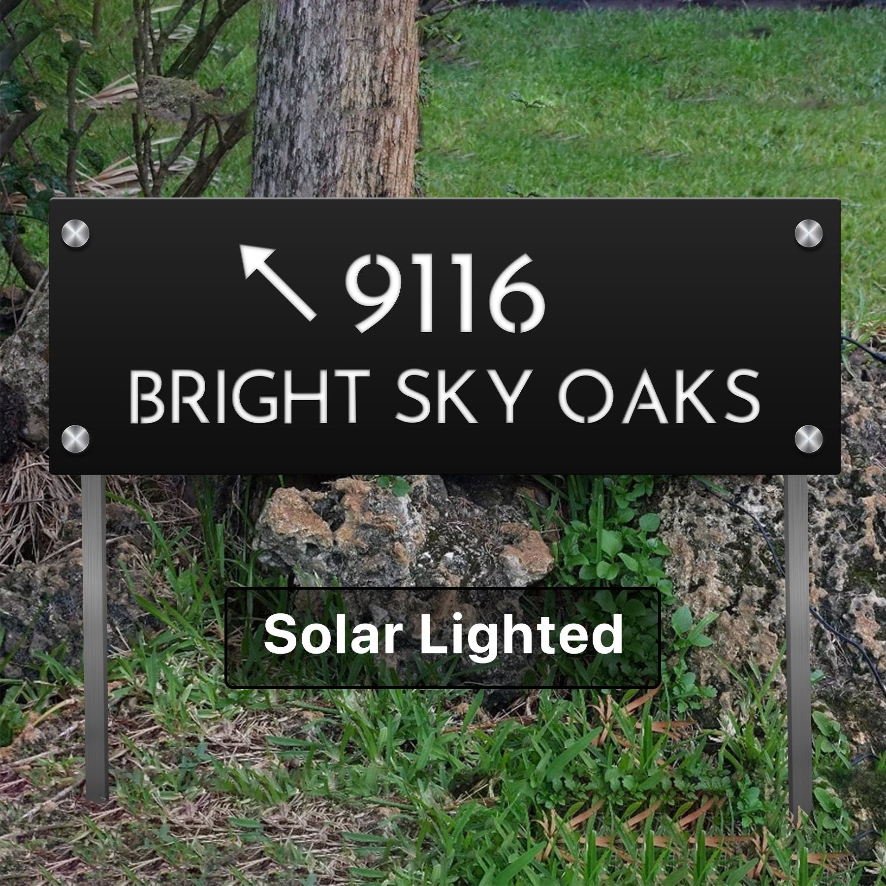 Lighted Commercial Signage - Custom Logo Sign - Outdoor Customizable Plaque