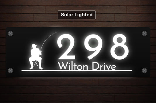 Gift For Fisherman,  Custom Lake House Sign, Air BNB Marker