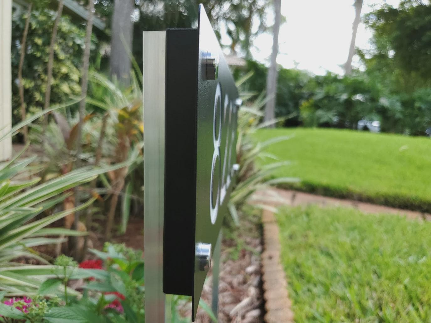 Solar Lighted Airbnb / Cabin Sign | Custom Vacation Rental | LED Outdoor Host Sign |