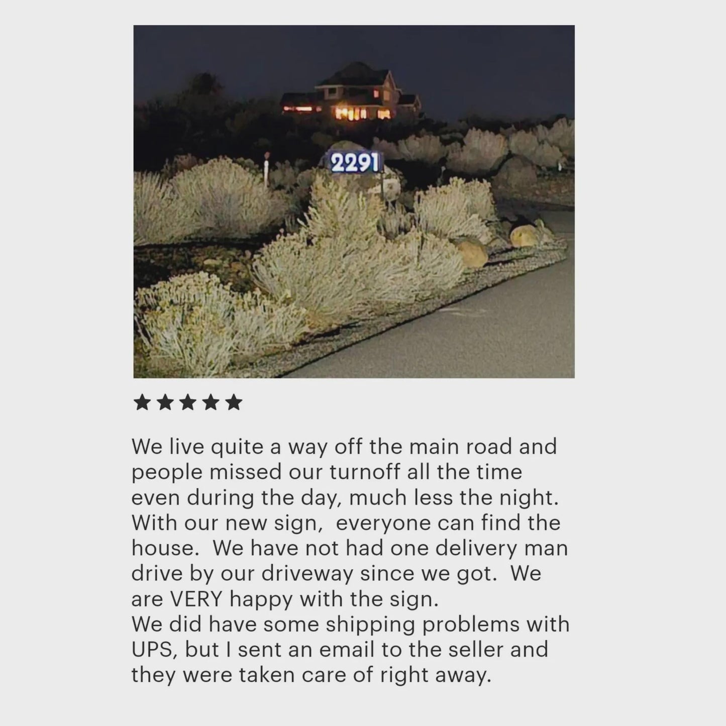 Solar Lighted House Numbers – Dragonfly Address Sign, USA Made Plaque