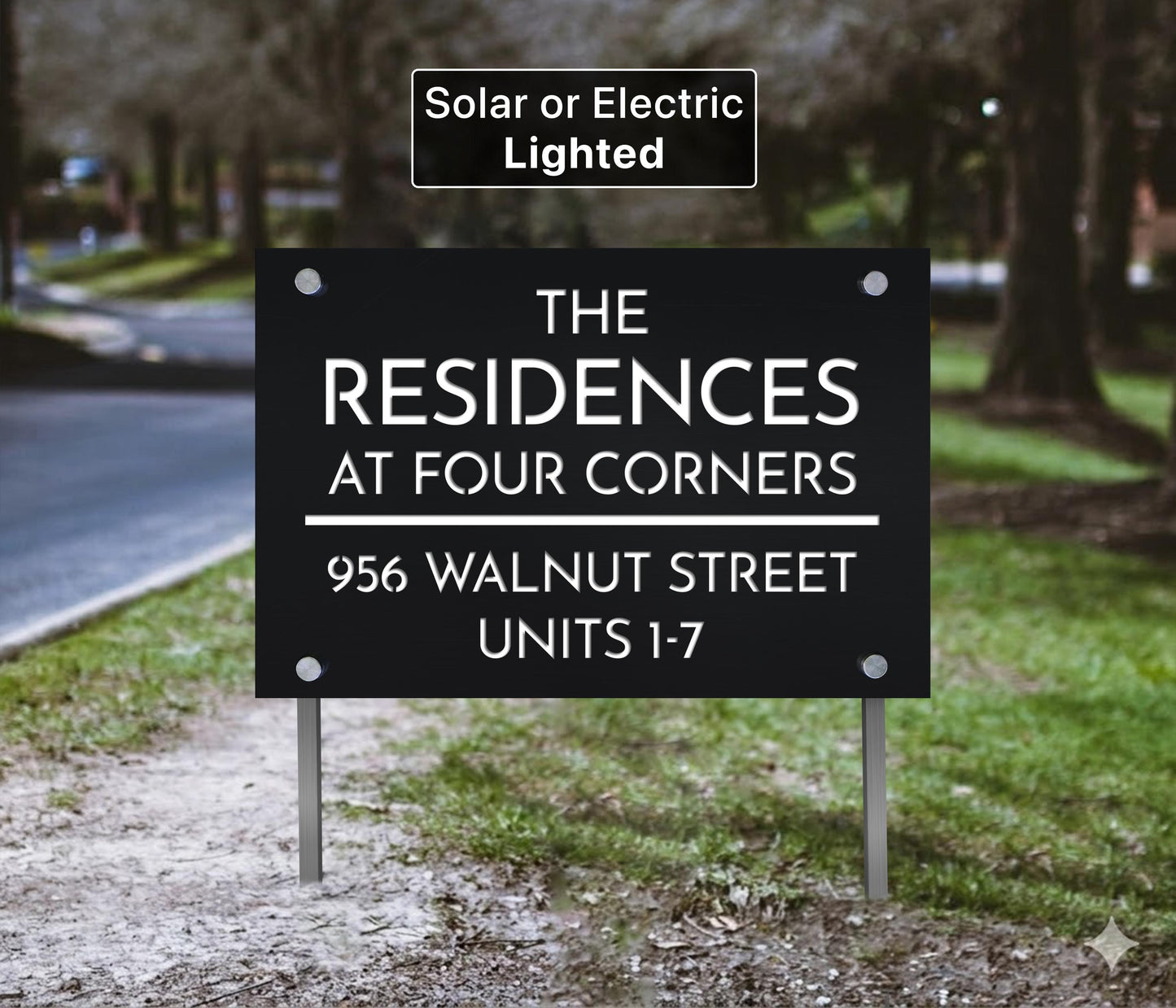 Custom Business Sign – Back-Lit Logo Sign