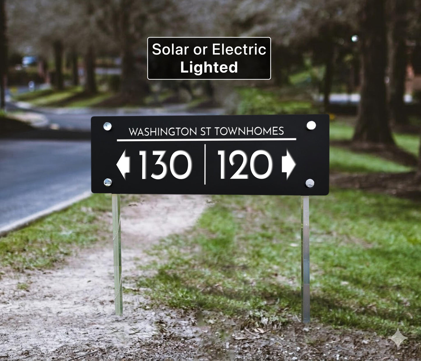 Business Logo Sign: Laser Cut Lighted Outdoor Signage