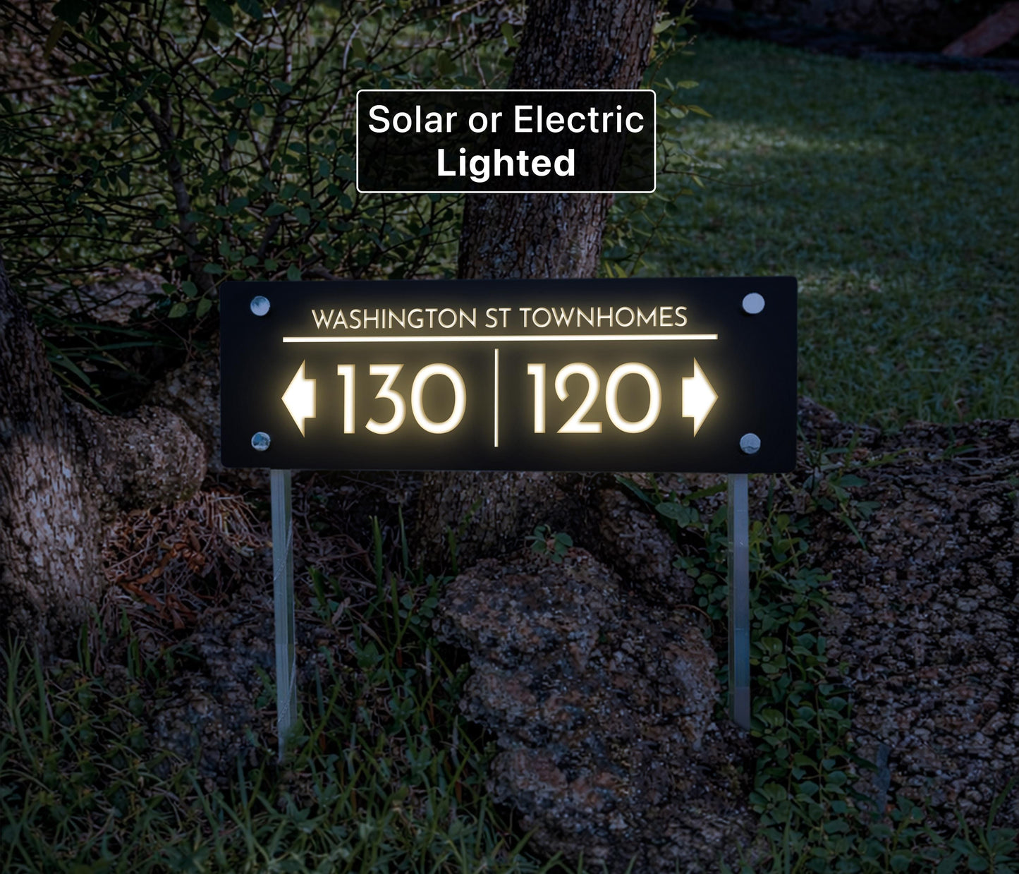 Custom Business Sign – Back-Lit Logo Sign