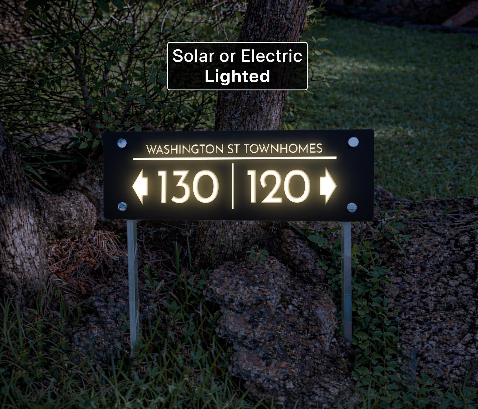 Custom Business Sign – Back-Lit Logo Sign