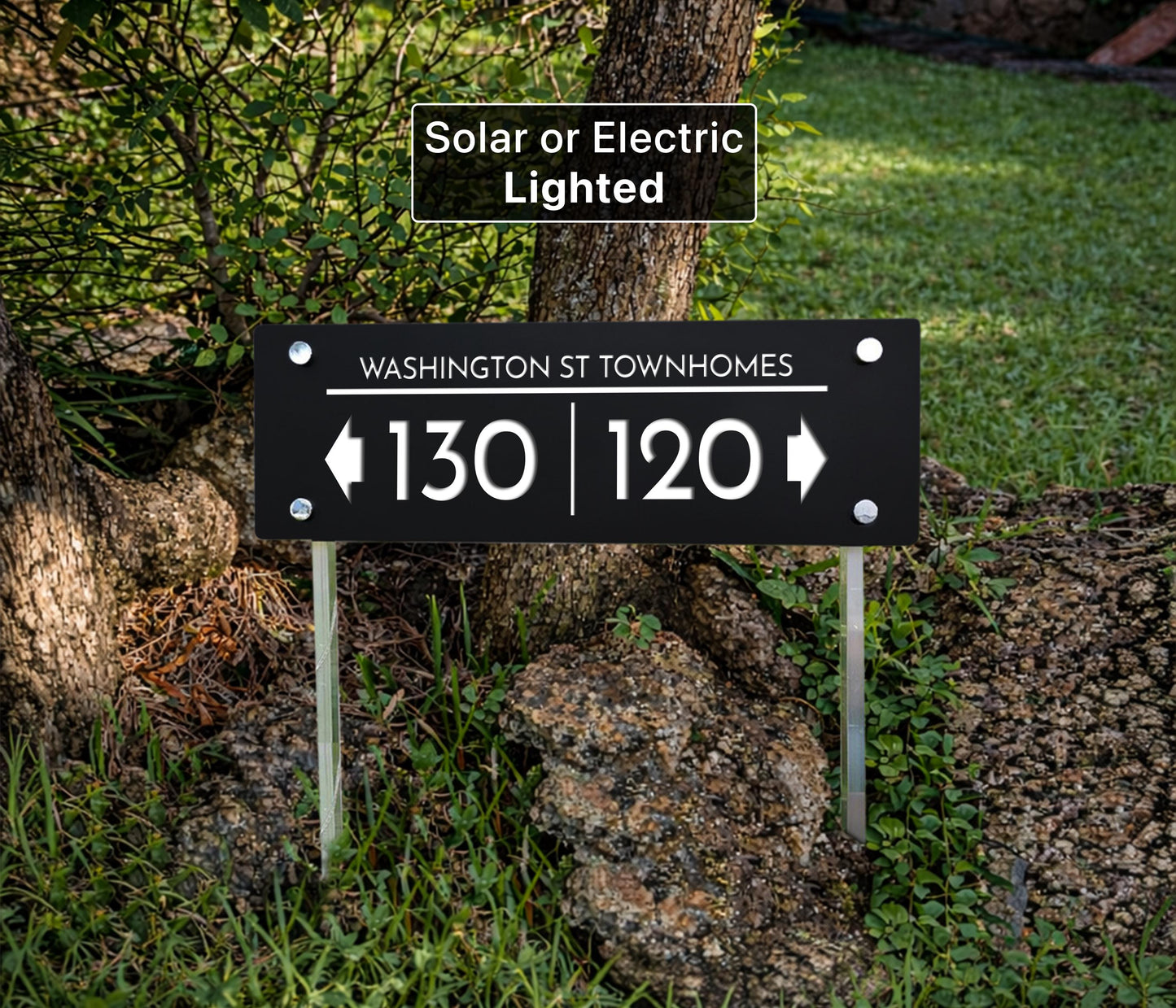 Custom Business Sign – Back-Lit Logo Sign