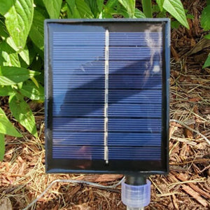 Extra Solar Panel for a Solar-Powered Home Sign: A close-up view of the additional solar panel designed for the solar-powered home sign, offering increased energy efficiency and sustainability.