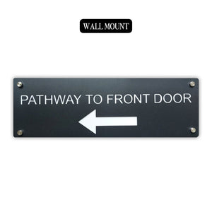 Customized Solar Lighted Directional Address Sign with Features like solar power, LED lights, and customizable options. Choose from various sizes, finishes, and installation methods. Includes a 1-year warranty and is made in Fort Lauderdale, FL.